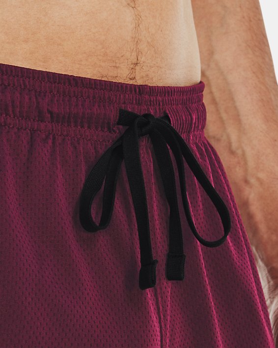 Men's UA Tech™ Mesh Shorts, Maroon, pdpMainDesktop image number 3